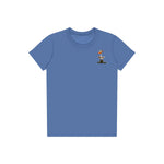 T-shirt Quirky Bird graphic 0027 - Columbia Blue