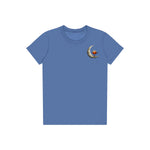T-shirt Quirky Bird graphic 0028 - Columbia Blue