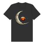 T-shirt Quirky Bird graphic 0028 - Dark Grey