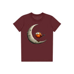 T-shirt Quirky Bird graphic 0028 - Maroon
