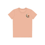 T-shirt Quirky Bird graphic 0028 - Peach