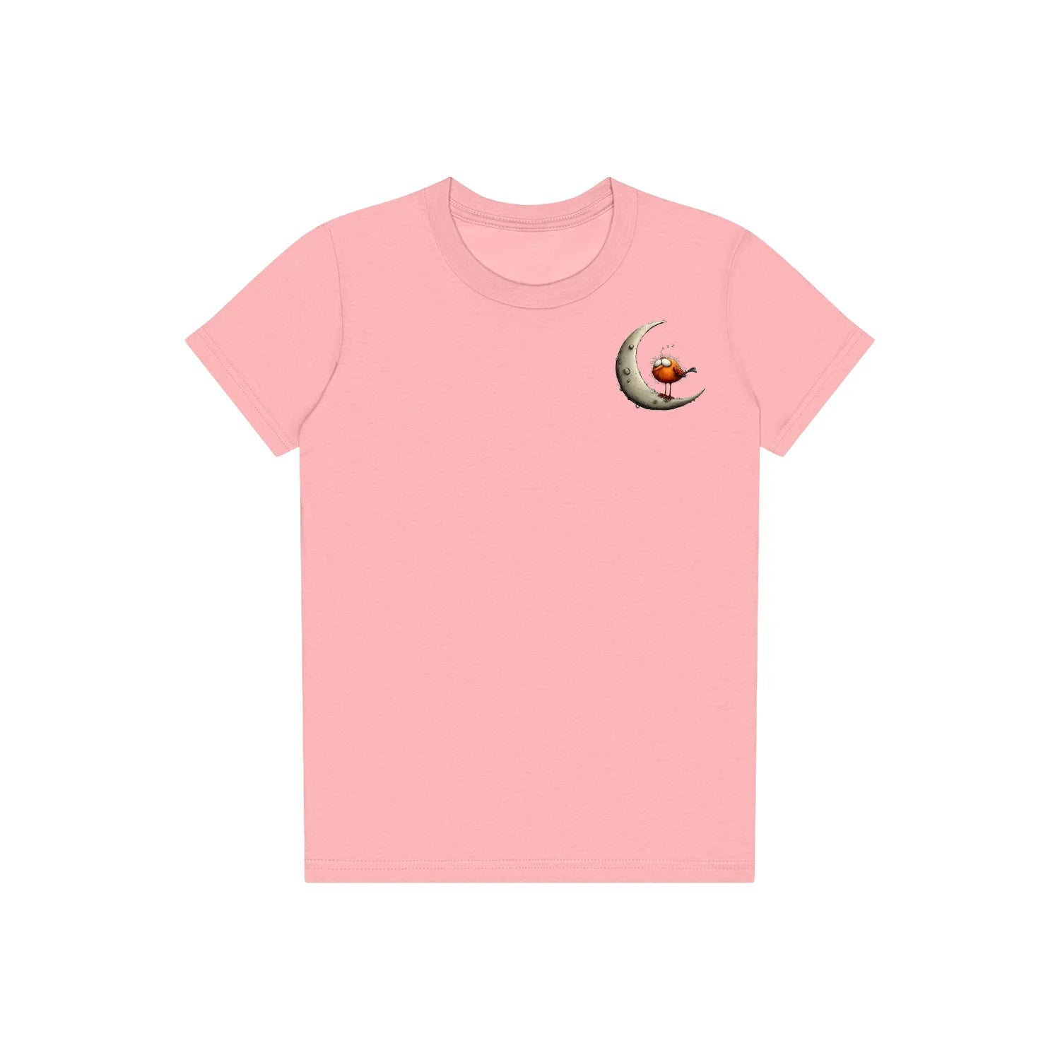T-shirt Quirky Bird graphic 0028 - Pink