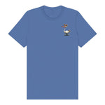 T-shirt Quirky Bird graphic 0029 - Columbia Blue