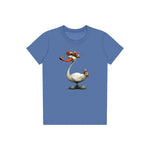 T-shirt Quirky Bird graphic 0029 - Columbia Blue