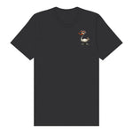 T-shirt Quirky Bird graphic 0029 - Dark Grey