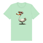 T-shirt Quirky Bird graphic 0029 - Mint