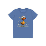 T-shirt Quirky Bird graphic 0030 - Columbia Blue