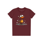 T-shirt Quirky Bird graphic 0030 - Maroon