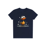 T-shirt Quirky Bird graphic 0030 - Navy