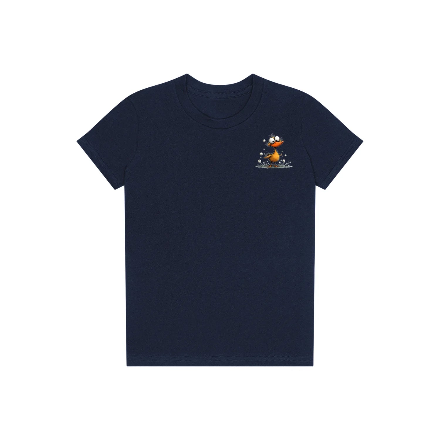 T-shirt Quirky Bird graphic 0030 - Navy