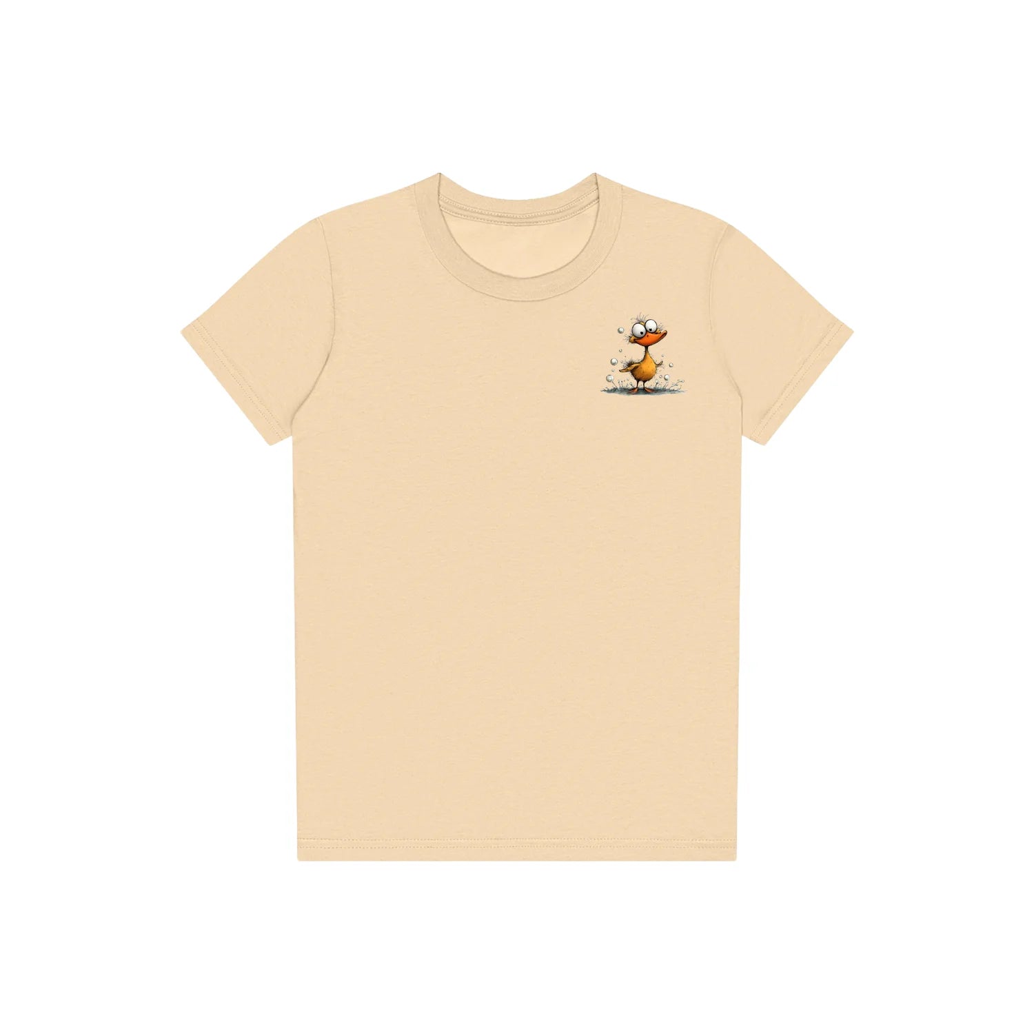 T-shirt Quirky Bird graphic 0030 - Soft Cream