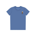T-shirt Quirky Bird graphic 0031 - Columbia Blue