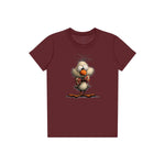 T-shirt Quirky Bird graphic 0031 - Maroon