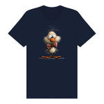 T-shirt Quirky Bird graphic 0031 - Navy