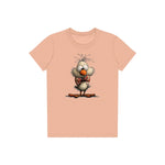 T-shirt Quirky Bird graphic 0031 - Peach