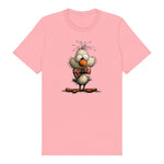 T-shirt Quirky Bird graphic 0031 - Pink