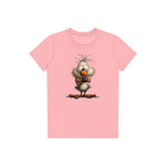 T-shirt Quirky Bird graphic 0031 - Pink