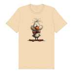 T-shirt Quirky Bird graphic 0031 - Soft Cream