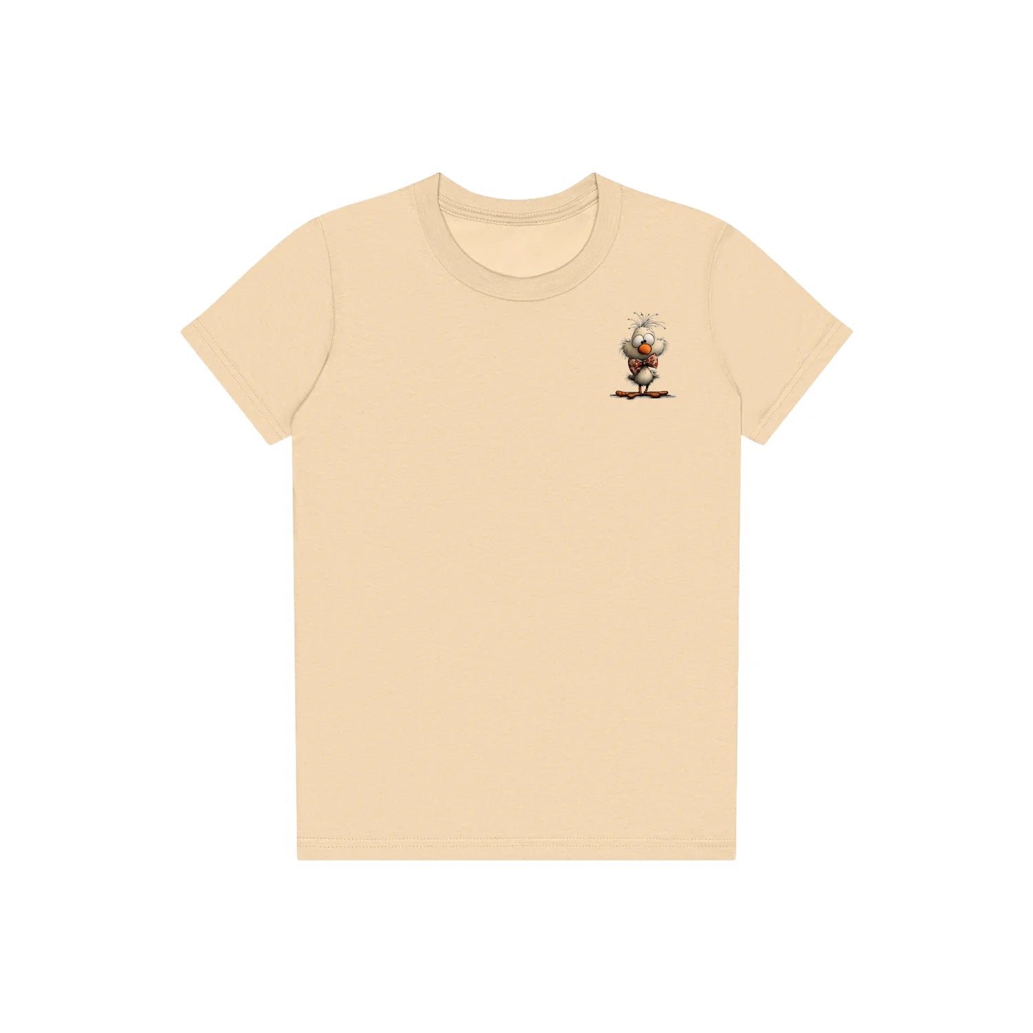 T-shirt Quirky Bird graphic 0031 - Soft Cream