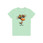 T-shirt Quirky Bird graphic 0032 - Mint