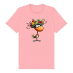 T-shirt Quirky Bird graphic 0032 - Pink