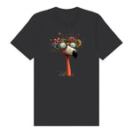 T-shirt Quirky Bird graphic 0033 - Dark Grey