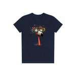 T-shirt Quirky Bird graphic 0033 - Navy