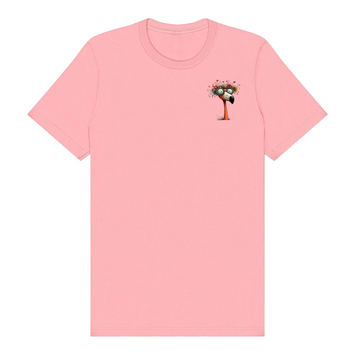T-shirt Quirky Bird graphic 0033 - Pink