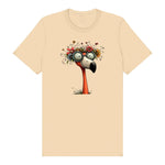 T-shirt Quirky Bird graphic 0033 - Soft Cream