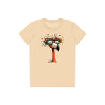 T-shirt Quirky Bird graphic 0033 - Soft Cream