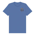T-shirt Quirky Bird graphic 0034 - Columbia Blue