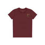 T-shirt Quirky Bird graphic 0034 - Maroon