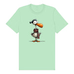 T-shirt Quirky Bird graphic 0035 - Mint