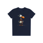 T-shirt Quirky Bird graphic 0035 - Navy