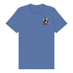 T-shirt Quirky Bird graphic 0036 - Columbia Blue