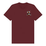 T-shirt Quirky Bird graphic 0036 - Maroon