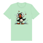 T-shirt Quirky Bird graphic 0036 - Mint