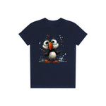 T-shirt Quirky Bird graphic 0036 - Navy