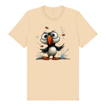T-shirt Quirky Bird graphic 0036 - Soft Cream