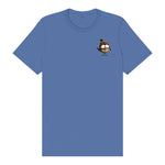 T-shirt Quirky Bird graphic 0037 - Columbia Blue
