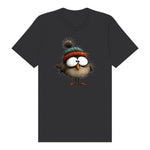 T-shirt Quirky Bird graphic 0037 - Dark Grey