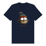 T-shirt Quirky Bird graphic 0037 - Navy