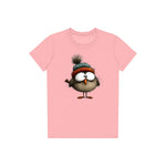 T-shirt Quirky Bird graphic 0037 - Pink