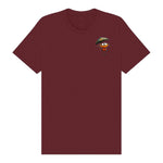 T-shirt Quirky Bird graphic 0038 - Maroon