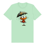 T-shirt Quirky Bird graphic 0038 - Mint