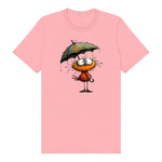T-shirt Quirky Bird graphic 0038 - Pink