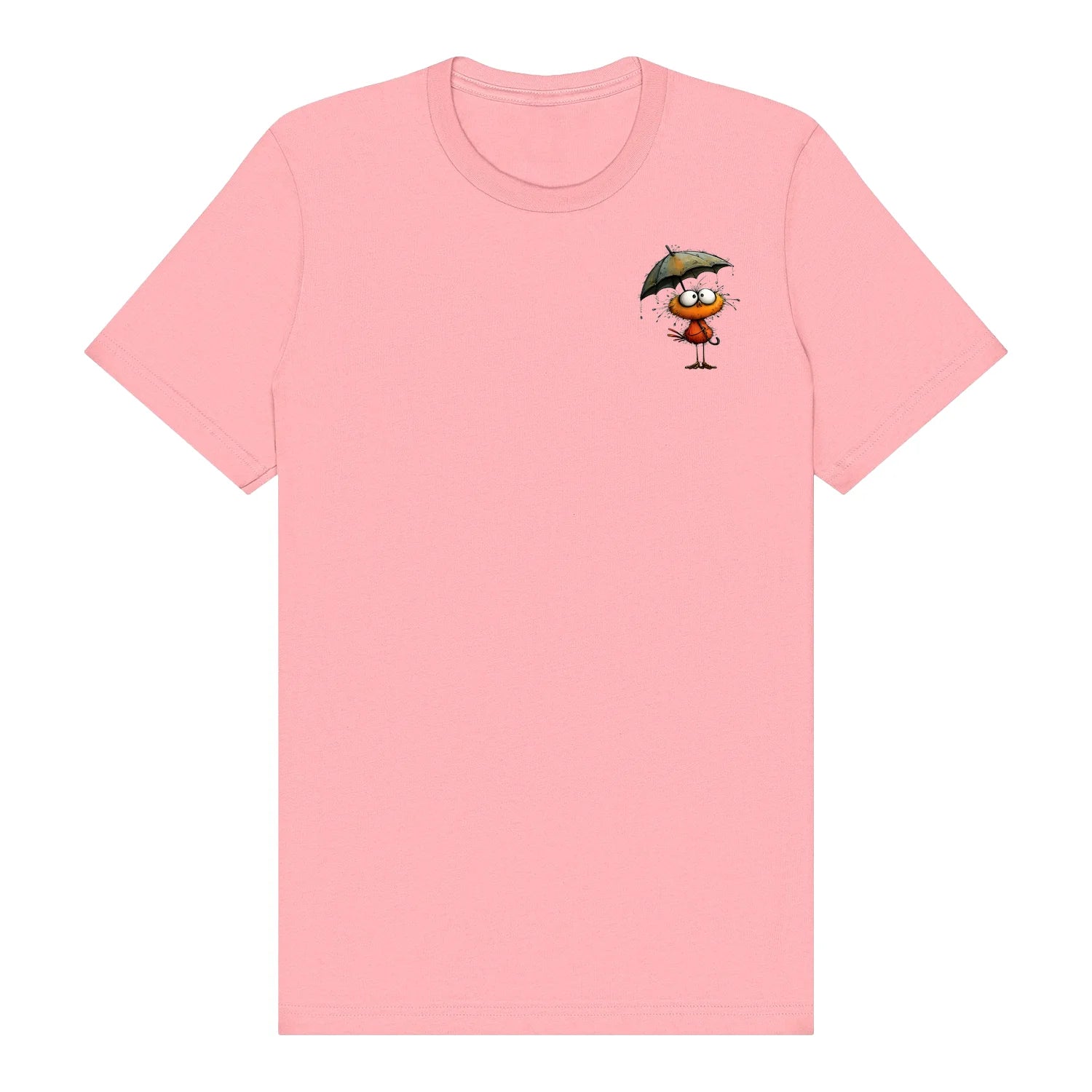 T-shirt Quirky Bird graphic 0038 - Pink