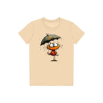 T-shirt Quirky Bird graphic 0038 - Soft Cream