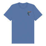 T-shirt Quirky Bird graphic 0039 - Columbia Blue