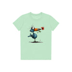 T-shirt Quirky Bird graphic 0039 - Mint
